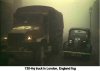 130-Hq truck in London, England fog