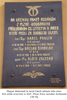 Detail of plaque school in Pilsen-Daubrava, Czech 130-HQ