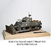 Model of Ken Hummel's tank #17 Blackie by Mikko Virolainen, 36-B