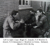 Capt. Roger Joseph, T/5 Warren Arnett and T/4 Alex Woerhle, 36-Hq