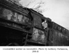 Unidentified Soldier on locomotive. Photo by Anthony Portanova, 398-B