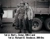 1st Lt. Bert L. Acker, 398-C and 1st Lt. Richard G. Snedecor, 398-Svc