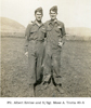 Pfc. Albert Ervine and S/Sgt Mose A. Trotta, 49-A