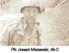 Pfc Joseph Miszewski, 49-C