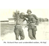 Pfc. Richard pace and unidentified soldier, 49-HqC