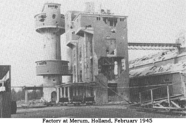 Merum, Holland factory, Feb. 1945