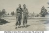 S/Sgt William O. Barber, 58-C, & friend, Camp Polk, 1944