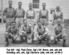 Top left - Sgt. Clare, Sgt Burns, 3rd left kneeling Sgt Lally,58-C