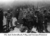 Pfc Schwalbach, 7th, with German Prisoners