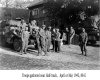 Troops gathered near Half-track,  April or May 1945, 88-E