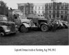Captured German trucks in Nurnberg, Germany, Aug 1945, 88-E