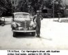 T/5 Al Ricci,  Col. Harrington's driver with Austrian civilian Opel sedan, painted in OD. 88-Hq.