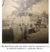 M3 Half-track and tool trailer, T/5 Edward Copland Jr. (left) and unk, 88-Svc