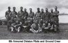 8th Armd Pilots and Ground Crew. (Maj Cross in centre)