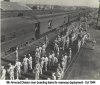 8th Armored Division men board trains for overseas deployment - Oct 1944