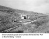 Entrance to dugouts and tunnels in Atlantic Wall