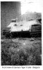 Front view of German Tiger II tank, Belgium