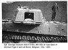 Sgt Davidson, 18-A on deck of Tiger II tank, Mons, Belgium