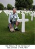 Bob Williams, 49-B at Grave of Capt. Clarence Smith, 49-B