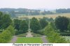 Margraten Cemetery Overview - flagpole