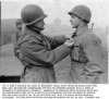 15 Mar 45 - 1st Lt Mike Cokinos receives Silver Star