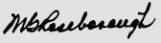 M. G. Roseborough signature