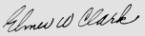 Signature of Capt Clark