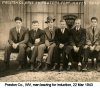 Preston Co. WV men leaving for induction, 22 Mar 1943 - I