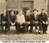 Preston Co. WV men leaving for induction, 22 Mar 1943 - II