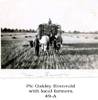 Pfc. Oakley Evenvold with farmers, 49-A