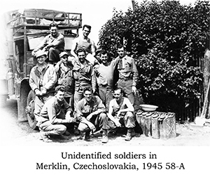 Unidentified soldiers in Merklin Czech 58-A