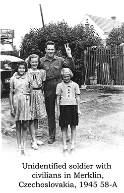 Unidentified soldier in Merklin Czech 58-A