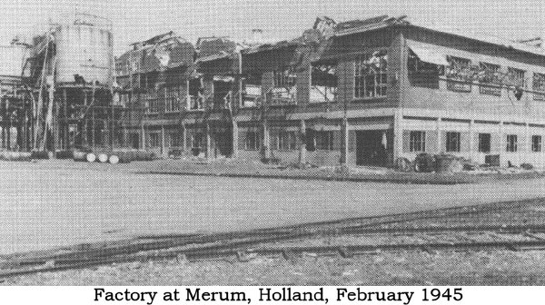 Merum, Holland factory, Feb. 1945