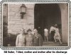 Bill Butler, 7-Med, mother and brother after his discharge