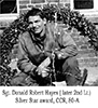 2nd Lt. Donald Robert Hayes, Silver Star award. CCR 80-A