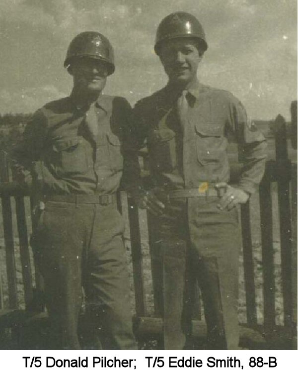 T/5 Donald Pilcher; T/5 Eddie Smith, 88-B