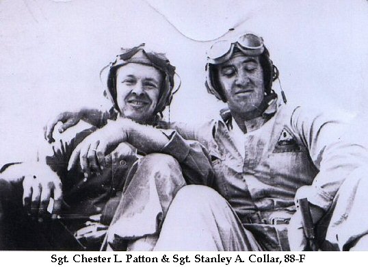 Sgt Chester L. Patton & Sgt Collar, 88-F