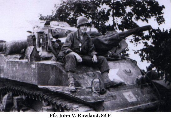 Pfc John V. Rowland, 88-F