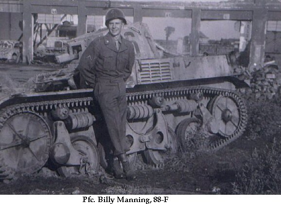 Pfc Billy Tom Manning, 88-F
