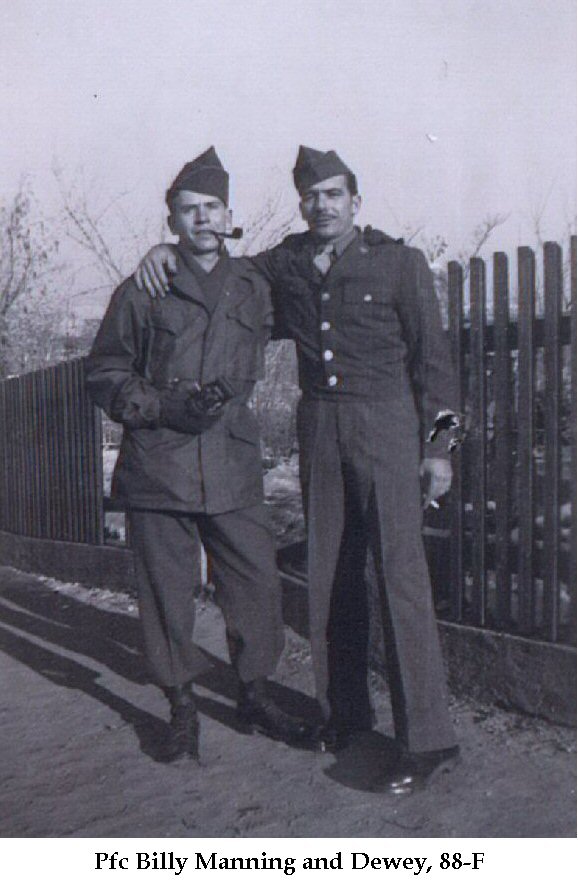 Pfc Billy Manning & Dewey, 88-F