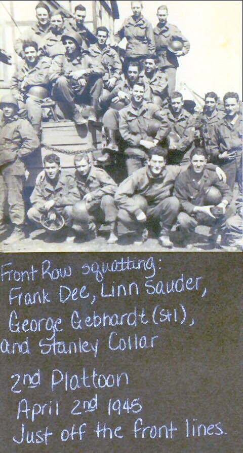 2nd Platoon, 88-F, Apr 2, 1945