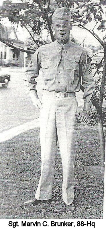 Sgt. Marvin C. Brunker, 88-Hq