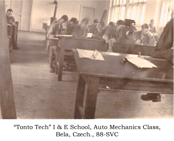 Tonto Tech Auto mechanics class, Bela, Czech, 88-Svc