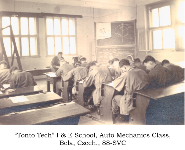 Tonto Tech Auto mechanics class, Bela, Czech, 88-Svc