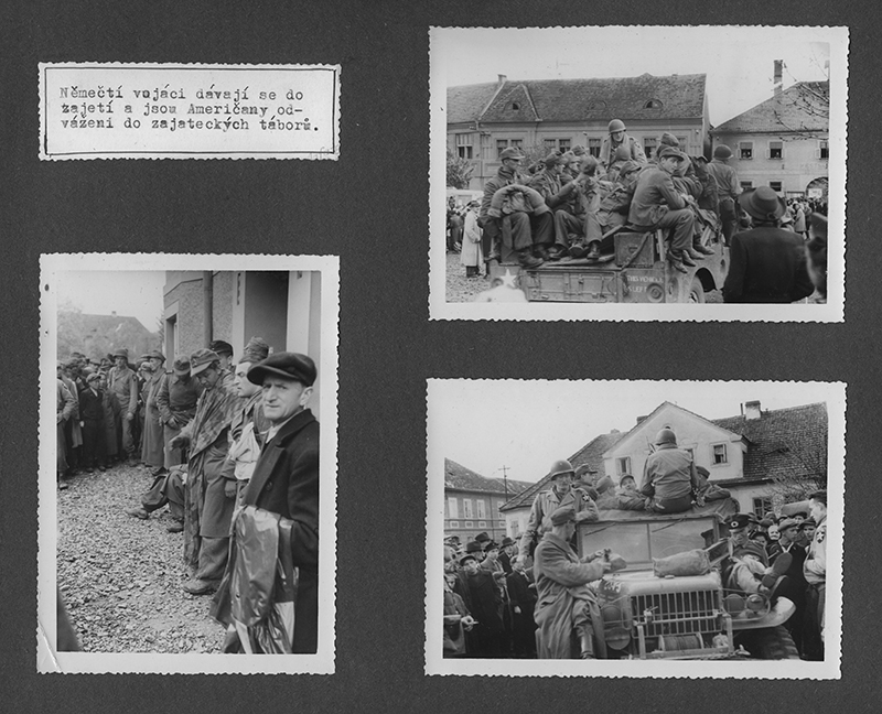 Villagers welcome 8th. - Stankov near Pilsen, Czech, 6 May 45