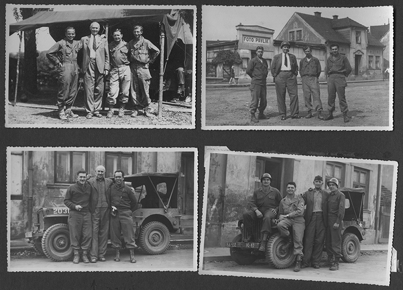 Villagers welcome 8th. - Stankov near Pilsen, Czech, 6 May 45