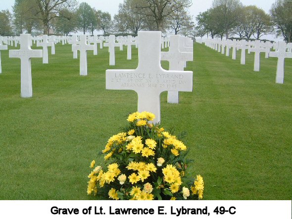 Grave of Lt. Lawrence E. Lybrand, 49-C