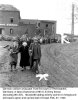 German civilians evacuate from town of Rheindahlen, Ger.