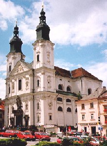 Klatovy main square today 