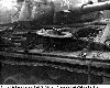 M-24 light tank showing hit by AT gun
